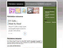 Tablet Screenshot of felicitationnaissance.com